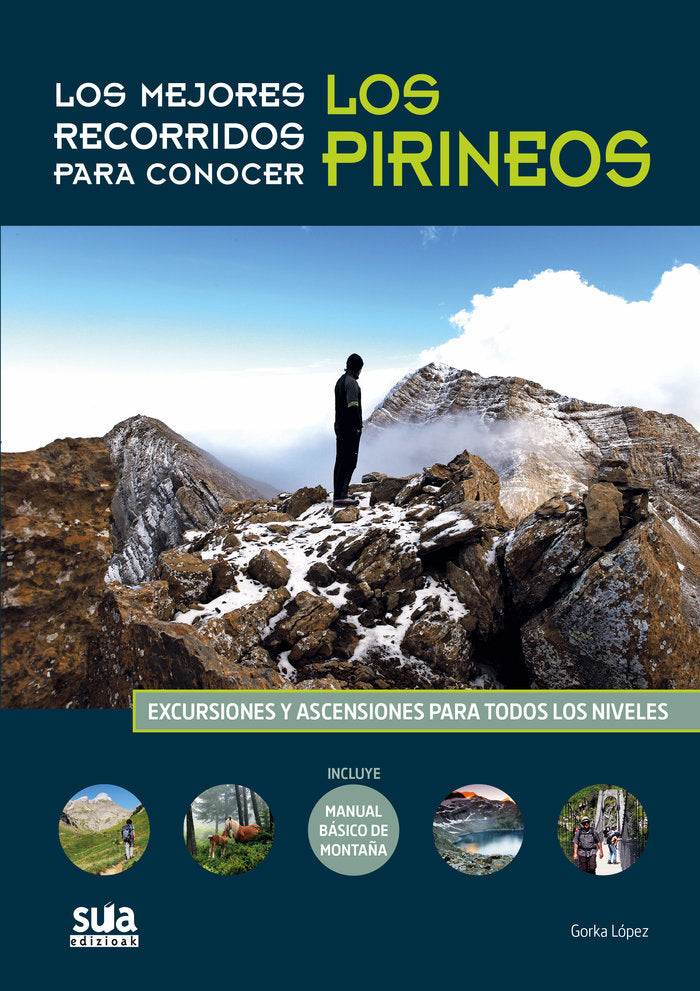 Los mejores recorridos para conocer los Pirineos, de Lopez Calleja, Gorka | portada del libro