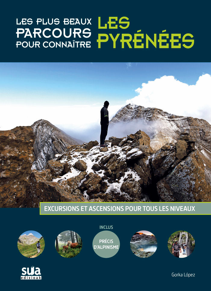 Les plus beaux parcours pour connaître les Pyrènèes, de Lopez Calleja, Gorka | portada del libro