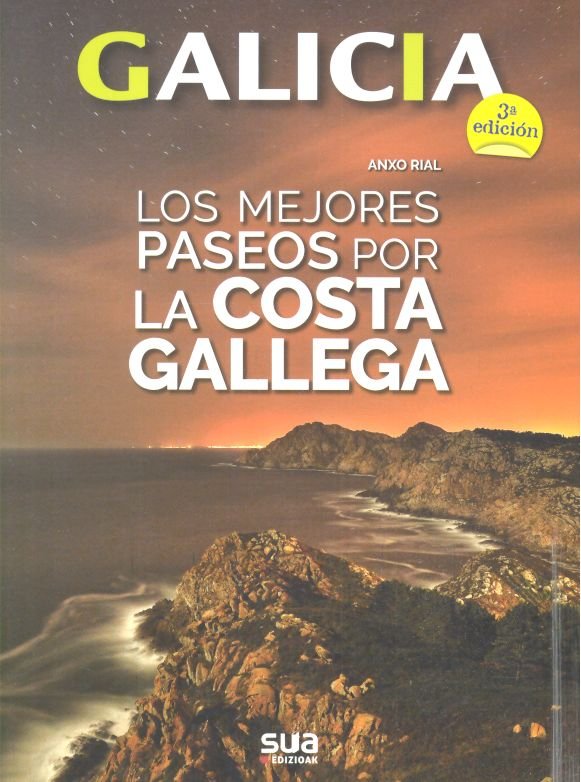 Los mejores paseos por la costa gallega, de Rial Comesaña, Anxo | portada del libro