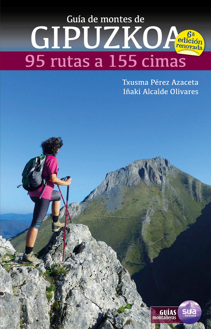 Guia montañera de Gipuzkoa, de Perez Azaceta, Jesus M. | portada del libro