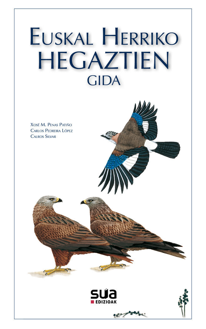 Euskal Herriko hegaztien gida, de Penas Patiño, Xosé M. | portada del libro