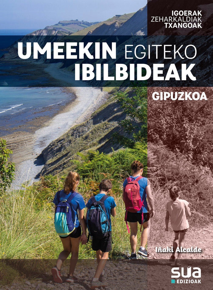 Umeekin egiteko ibilbideak Gipuzkoan, de ALCALDE OLIVARES, IÑAKI | portada del libro