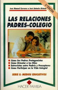 Las relaciones padres-colegio, de CERVERA PIRIS | portada del libro