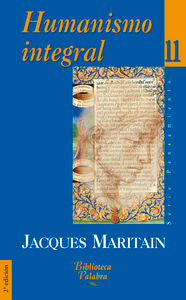 Humanismo integral, de Maritain | portada del libro