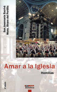 Amar a la Iglesia, de Escrivá, San Josemaría | portada del libro