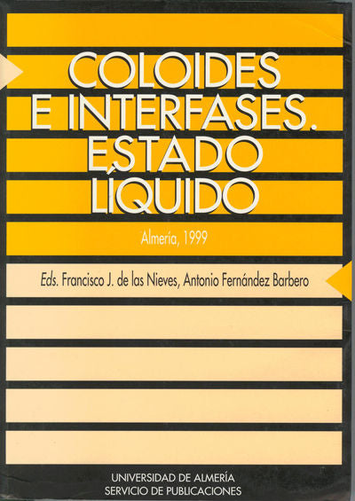 COLOIDES E INTERFASES, ESTADO LIQUIDO, de NIEVES LOPEZ | portada del libro