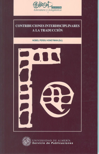 Contribuciones interdisciplinares a la traducción, de Perdu Honeyman | portada del libro