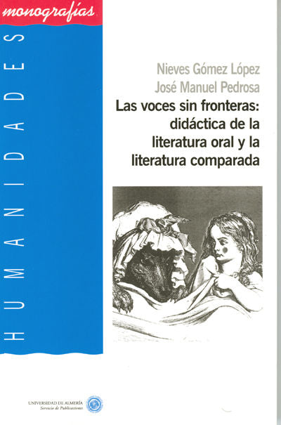 Las voces sin fronteras: didáctica de la literatura oral y la literatura comparada, de Gómez López | portada del libro