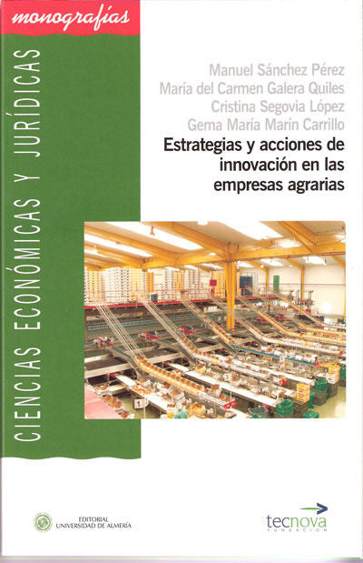Estrategias y acciones de innovación en las empresas agrarias, de Sánchez Pérez | portada del libro