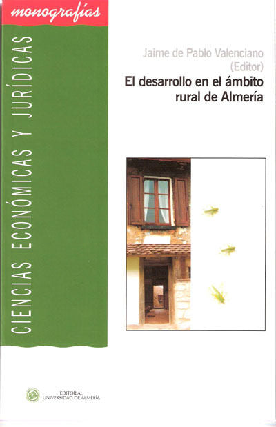 El desarrollo en el ámbito rural de Almería, de de Pablo Valenciano | portada del libro