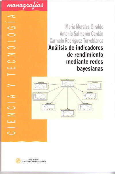 Análisis de indicadores de rendimiento mediante redes bayesianas, de Morales Giraldo | portada del libro