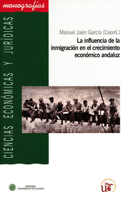 La influencia de la inmigración en el crecimiento económico andaluz, de Jaén García | portada del libro