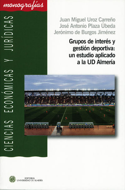 Grupos de interés y gestión deportiva, de Plaza Ubeda | portada del libro