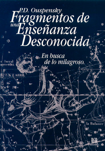 Fragmentos de una Enseñanza Desconocida, de P.D. Ouspensky | portada del libro