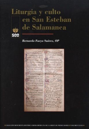 Liturgia y culto en San Esteban de Salamanca, de Bernardo Fueyo Suárez | portada del libro