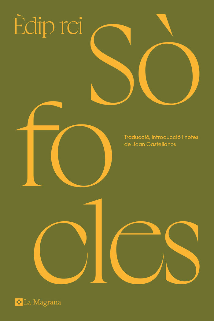 Èdip Rei, de Sófocles | portada del libro