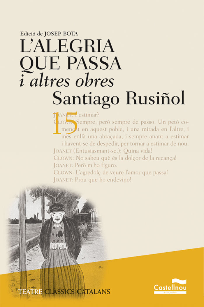 L'alegria que passa i altres obres, de Rusiñol, Santiago | portada del libro