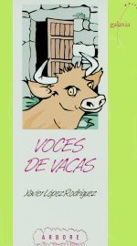 Voces de vacas, de López Rodríguez | portada del libro