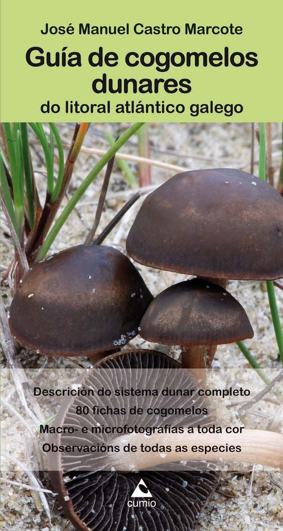 Guía de cogomelos dunares, de Castro Marcote, José Manuel | portada del libro