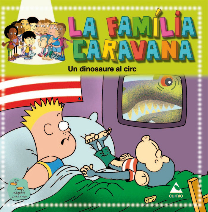 Un dinosaure al circ, de CARREIRO, PEPE | portada del libro
