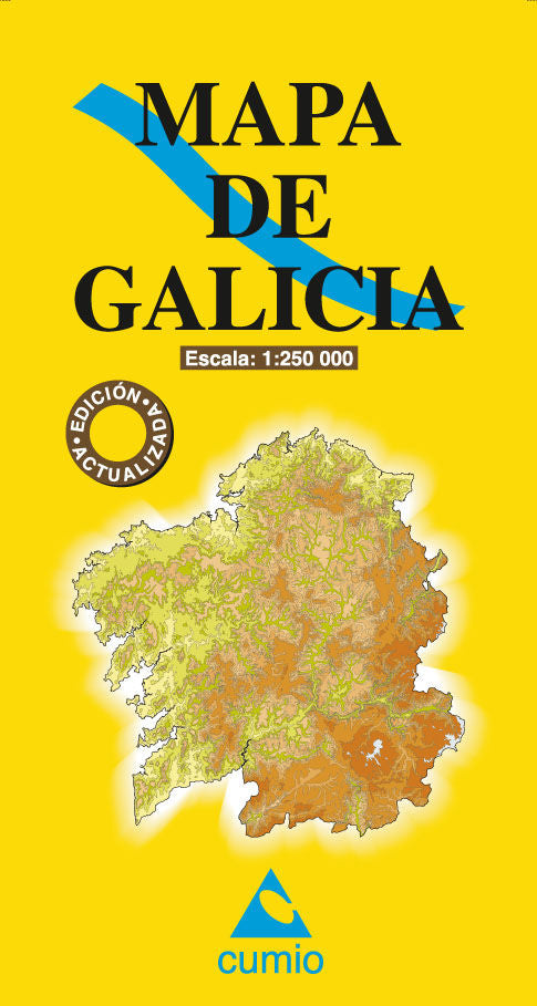 Mapa de Galicia, de Edicións do Cumio | portada del libro
