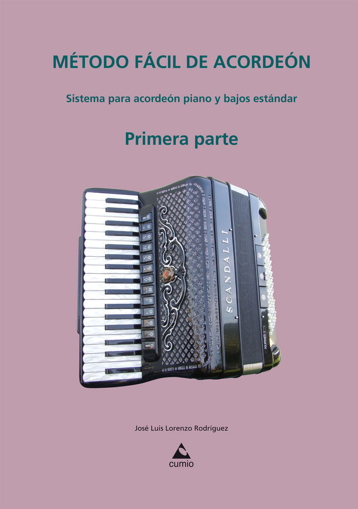 Método fácil de acordeón (Primera parte), de Lorenzo Rodríguez, José Luis | portada del libro