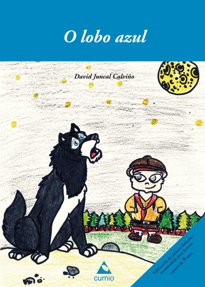 O lobo azul, de Juncal Calviño, David | portada del libro