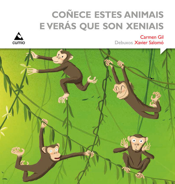 Coñece estes animais e verás que son xeniais, de Gil Martínez | portada del libro