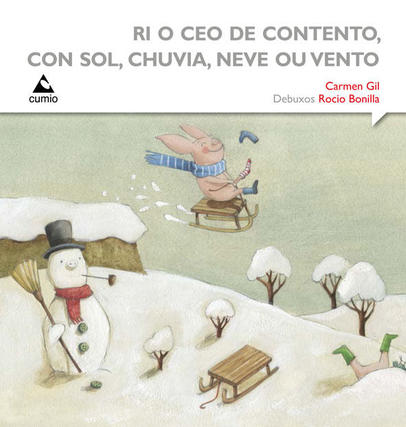 Ri o ceo de contento, con sol, chuvia, neve ou vento, de Gil Martínez | portada del libro
