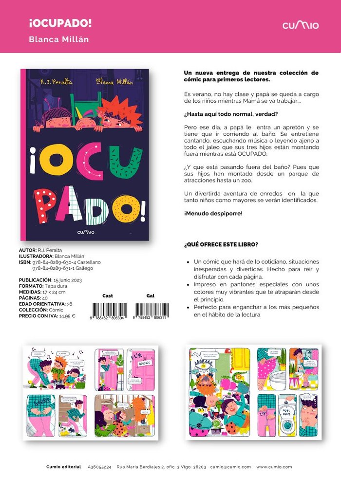 OCUPADO, de PERALTA | portada del libro