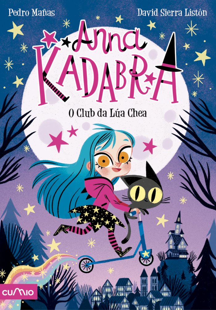 ANNA KADABRA, 1: O CLUB DA LUA CHEA, de MAÑAS, PEDRO | portada del libro