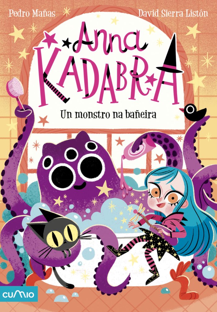 ANNA KADABRA, 3: UN MONSTRUO NA BAÑEIRA, de MAÑAS, PEDRO | portada del libro