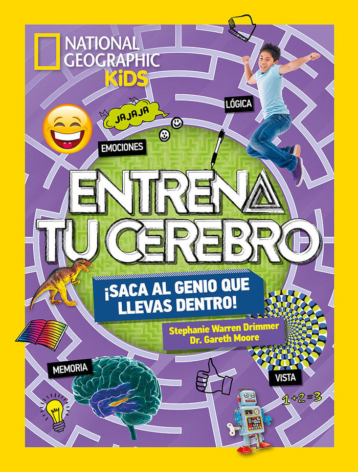 Entrena tu cerebro. ¡Saca el genio que llevas dentro!, de Warren Drimmer, Stephanie | portada del libro