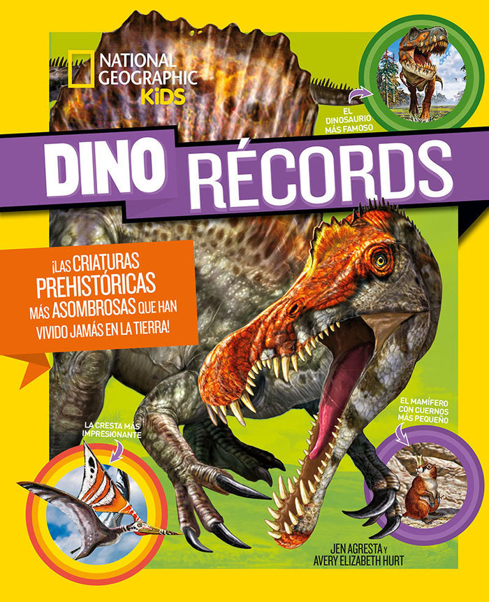Dino récords, de GEOGRAPHIC NATIONAL | portada del libro