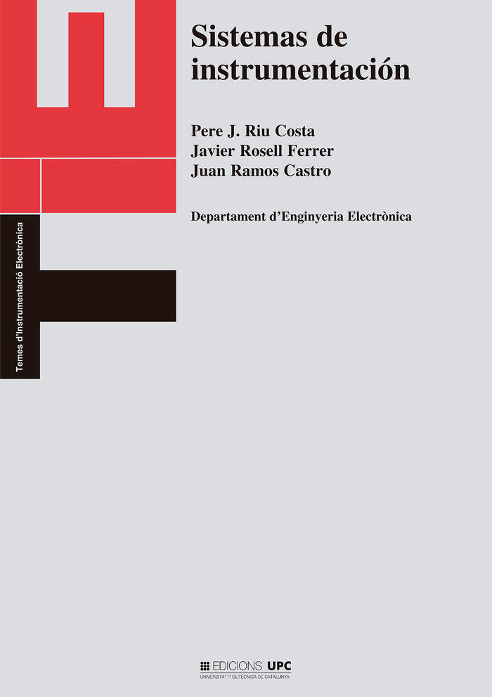 Sistemas de instrumentación, de Riu Costa, Pere | portada del libro