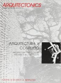 Arquitectura y contexto : Architecture and context : Architecture et contexte, de Muntañola Thornberg | portada del libro