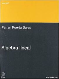 Algebra lineal, de PUERTA SALES | portada del libro