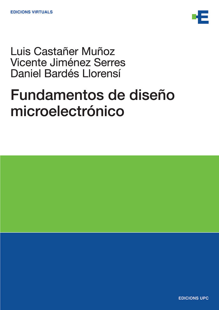 Fundamentos de diseño microelectrónico, de Castañer Muñoz | portada del libro