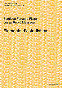 Elements d'estadística, de Forcada Plaza, Santiago | portada del libro