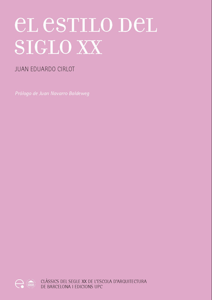 El estilo del siglo XX, de Cirlot | portada del libro