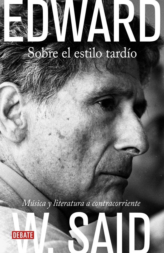 Sobre el estilo tardío, de Said, Edward W. | portada del libro
