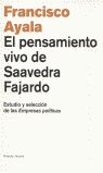 El pensamiento vivo de Saavedra Fajardo, de AYALA | portada del libro