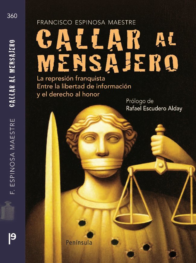 Callar al mensajero, de Espinosa | portada del libro