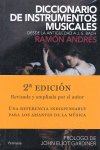 Diccionario de instrumentos musicales, de González Cobo | portada del libro