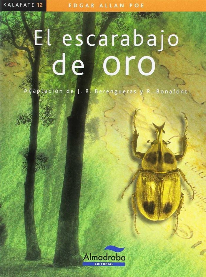 El escarabajo de oro, de Allan Poe, Edgar | portada del libro