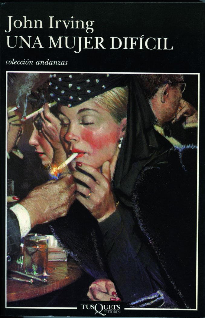 Una mujer difícil, de Irving | portada del libro