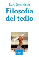 Filosofía del tedio, de Svendsen | portada del libro