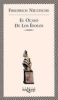 El ocaso de los ¡dolos, de NIETZSCHE | portada del libro