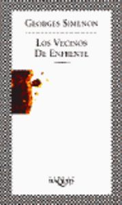 Los vecinos de enfrente, de SIMENON | portada del libro