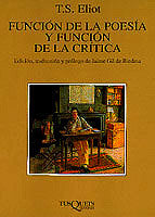 Función de la poes¡a y función de la cr¡tica, de ELIOT | portada del libro